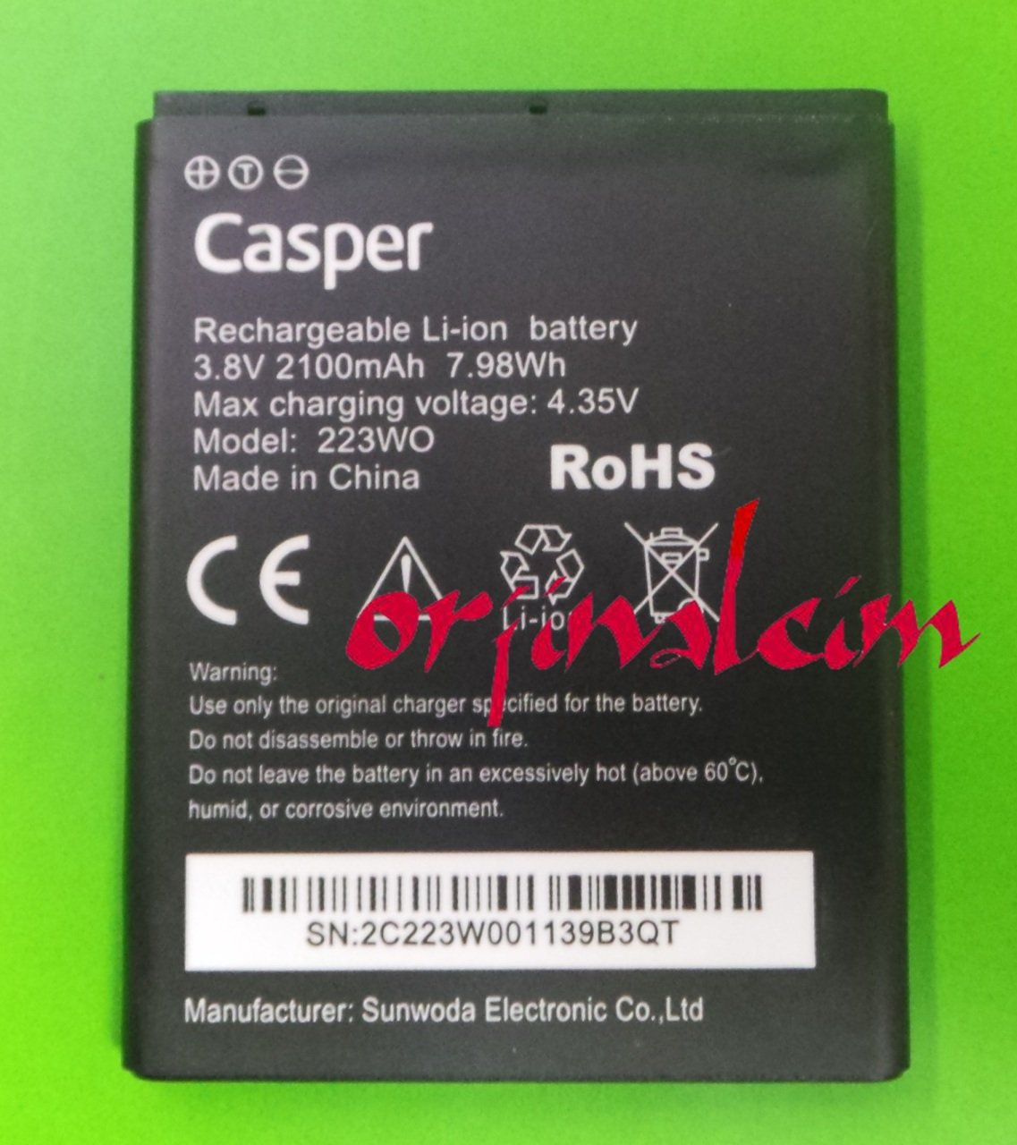 Casper Via 4 Batarya