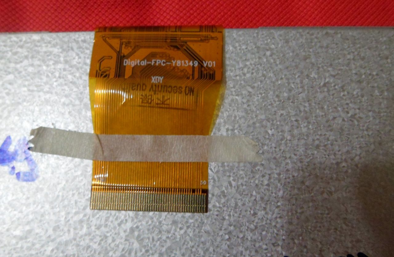 Çin Tablet Ekran 7 inç LCD Panel 10cmx16.5 cm VR 13