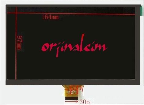 SQ070CPTHD-FPC-30PMP-Z 30 Pin 7inç Tablet Lcd İç Ekran VR 40